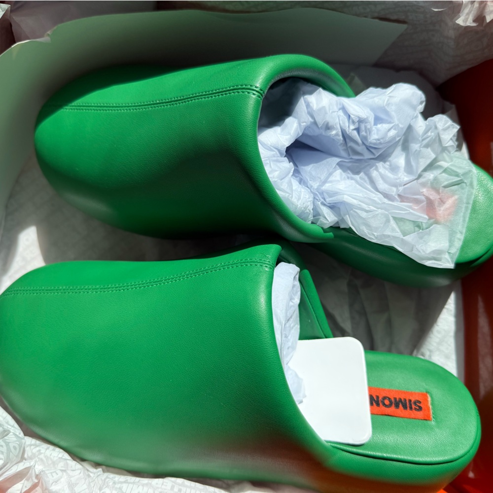 NIB Sold Out Simon Miller Green Bubble Clog - Picture 5 of 5